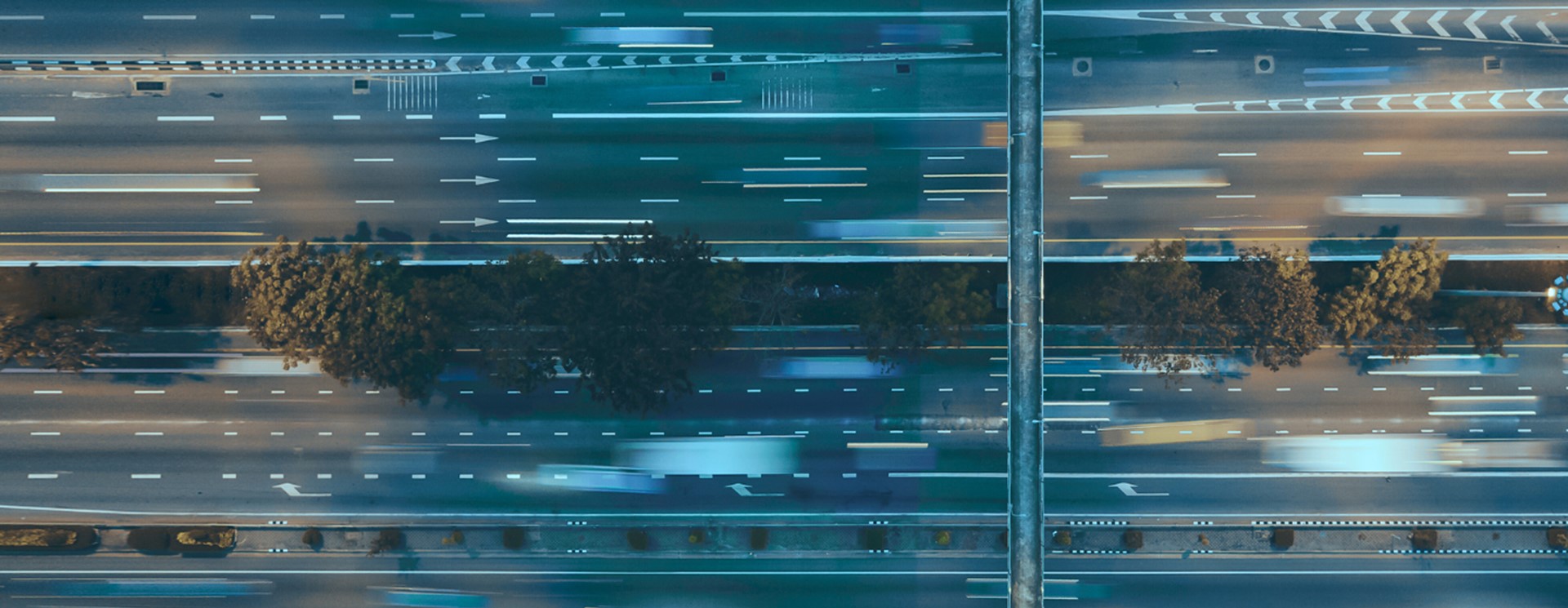 a busy highway representing an iot network