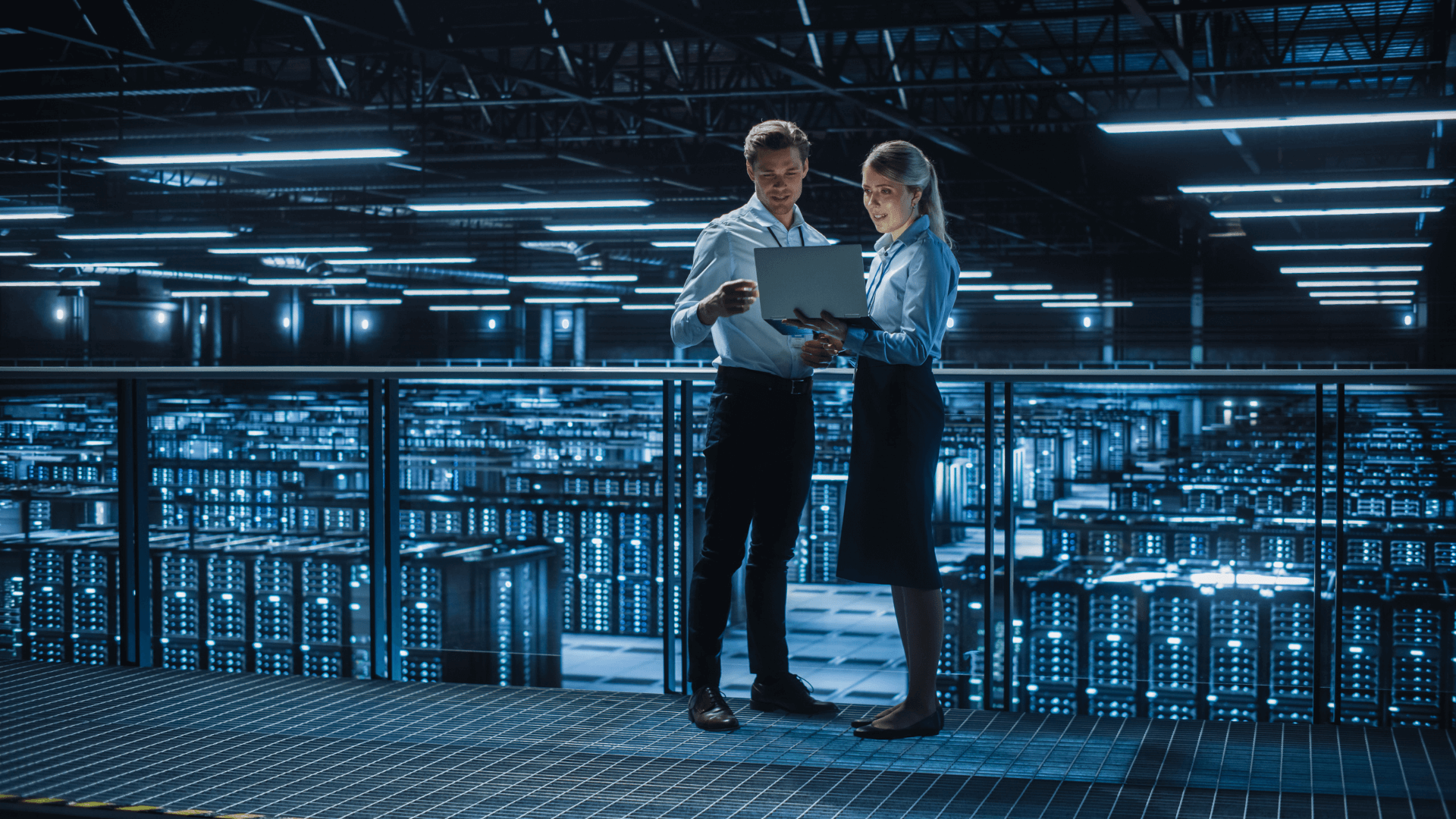 secure data centre colleagues