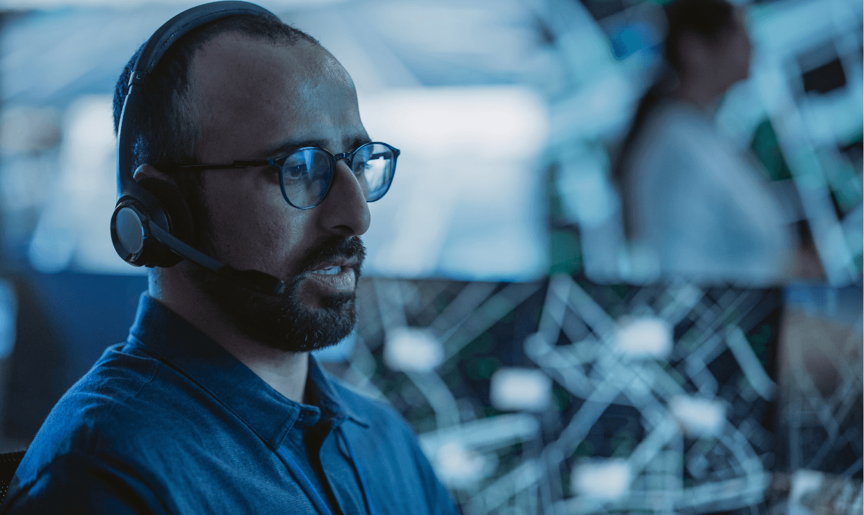 operator utilising AI-analytics